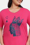 Zivame Taash Knit Cotton Top - Sun Kissed Coral — thumbnail 5